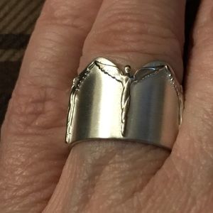 Sterling Angel Ring. New